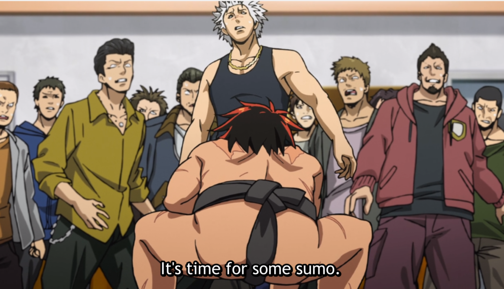 Hinomaru Sumo The Refreshing Sumo Wrestler Sada Mizuki  Watch on  Crunchyroll